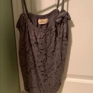 Hollister Lace Floral Patterned Camisole w/Side Bow (Multiple Colors Available)